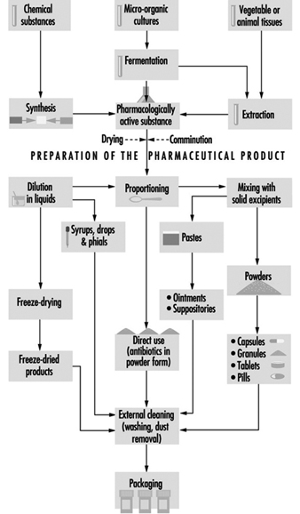 Biopharmaceutical Manufacturing Process Flow Chart